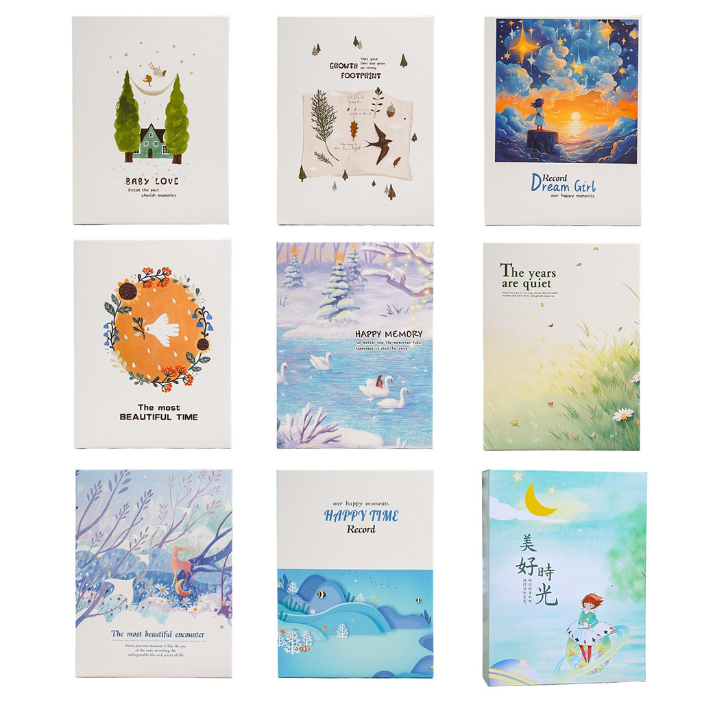 4x6 อัลบั้มรูป 4ร ปกแข็ง โฟโต้บุ๊ค 6 นิ้ว หนังสือภาพ 100 กระเป๋า