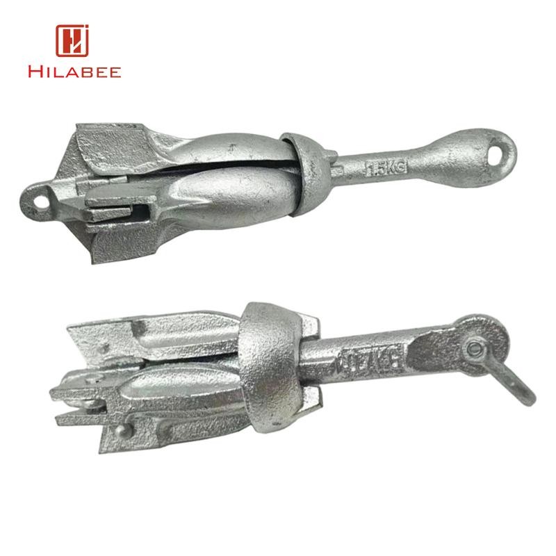 Hilabee พับ Grapnel Anchor สมอแบบพับได้สําหรับเรือยอชท์ Watercraft Raft