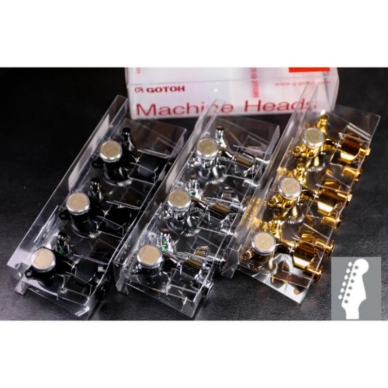 GOTOH SGS510Z A07 MGT กีตาร์ Forehand Backhand ข้างเดียว 18-1 Self-Locking Reel