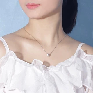 Danna Jewelry สร้อยสร้อยคอเบลล่า, เครื่องประดับดาน่า, dn0008, พร้อมกล่องเครื่องประดับ, เขียนใบเสร็จจี้เงินแท้ Ls necklace jewelryสร้อยคอสร้อยคอ สร้อยแฟชั่น สร้อยgift box ของขวัญbirthday gift