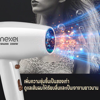 ไดร์เป่าผม เครื่องเป่าผม ไดร์เป่าผมติดผนัง 2200W ที่เป่าผม ปรับได้3ระดับ ติดตั้งเองได้ง่าย ลมแรง ไอออน แถมเทปกาวติดผนัง
