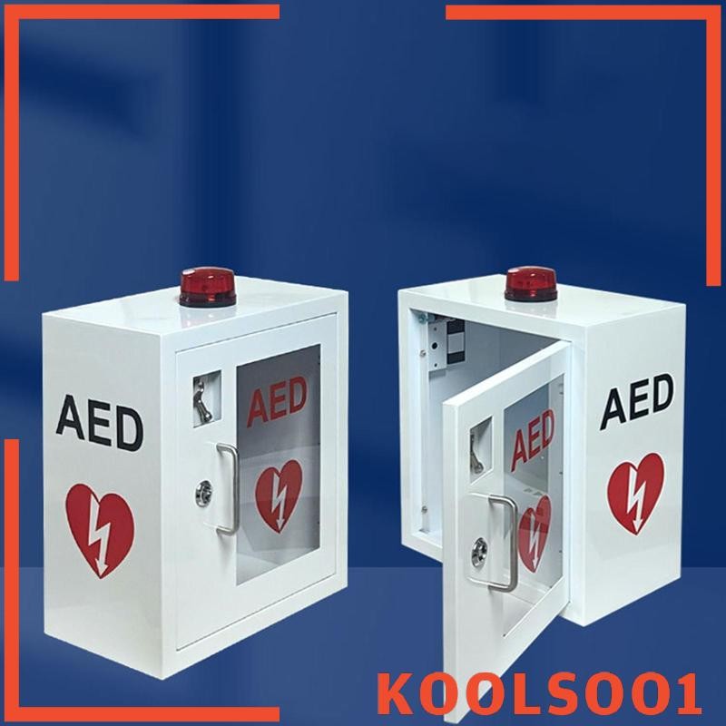 [Koolsoo1] Aed ตู้เก็บของกล่องติดผนังหน้าต่างโปร่งใสกล่องเครื่องแบบพกพา Aed ตู้ปฐมพยาบาลอุปกรณ์เสริม