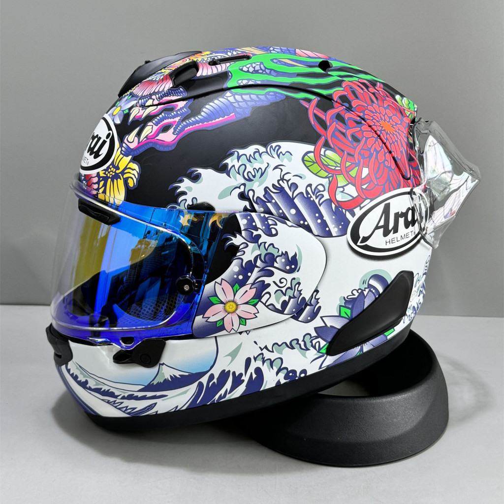Arai RX7X Japan Dragon หมวกกันน็อคแบบเต็มหน้า Arai RX7X หมวกกันน็อคแบบเต็มหน้า Arai ขี่หมวก Full Fac