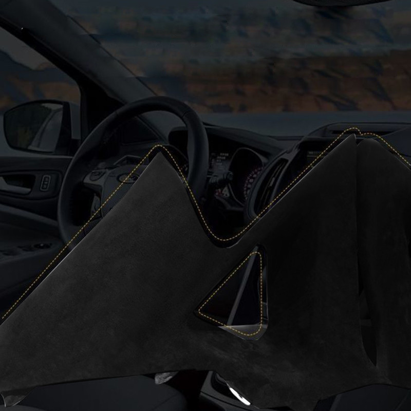 ผ้าหนังนิ่มผ้ากาวแบบมีกาวในตัวสําหรับการปรับเปลี่ยนภายในรถยนต์แผงประตู Workbench DIY Supply - รูปที่ 3