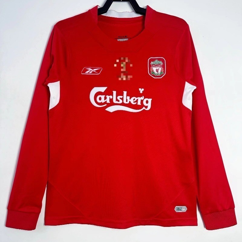 Liverpool FC 2004-2005 Retro ผู้ใหญ่แขนยาว Jersey