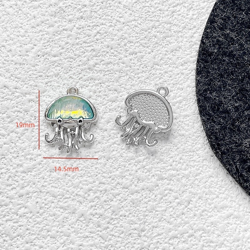 Ins Blue Ocean Series Alloy Shell ปลาดาว Dolphin จี้ diy Handmade สร้อยข้อมือสร้อยคอลูกปัดอุปกรณ์เสริม - รูปที่ 6