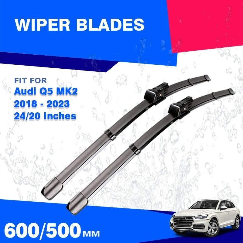 ใบปัดน้ําฝนด้านหน้าสําหรับ Audi Q5 SQ5 2018 – 2023 S Line Hybrid Sportback กระจกกระจกหน้าต่างแปรงอุป