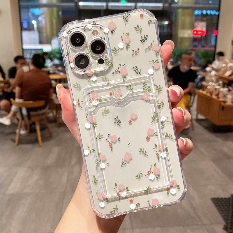 Card เคสโทรศัพท์ for iPhone 17 AIR 16 11 13 15 14 12 Pro Max 17PRO XR SE X XS MAX เคสใส เคสซิลิโคน เคสนิ่มกันกระแทก