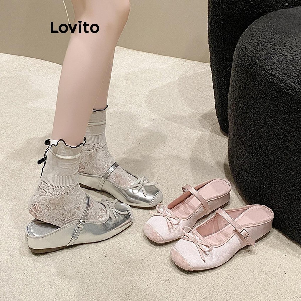 Lovito แมรี่เจนธรรมดาสำหรับผู้หญิง LFA43098