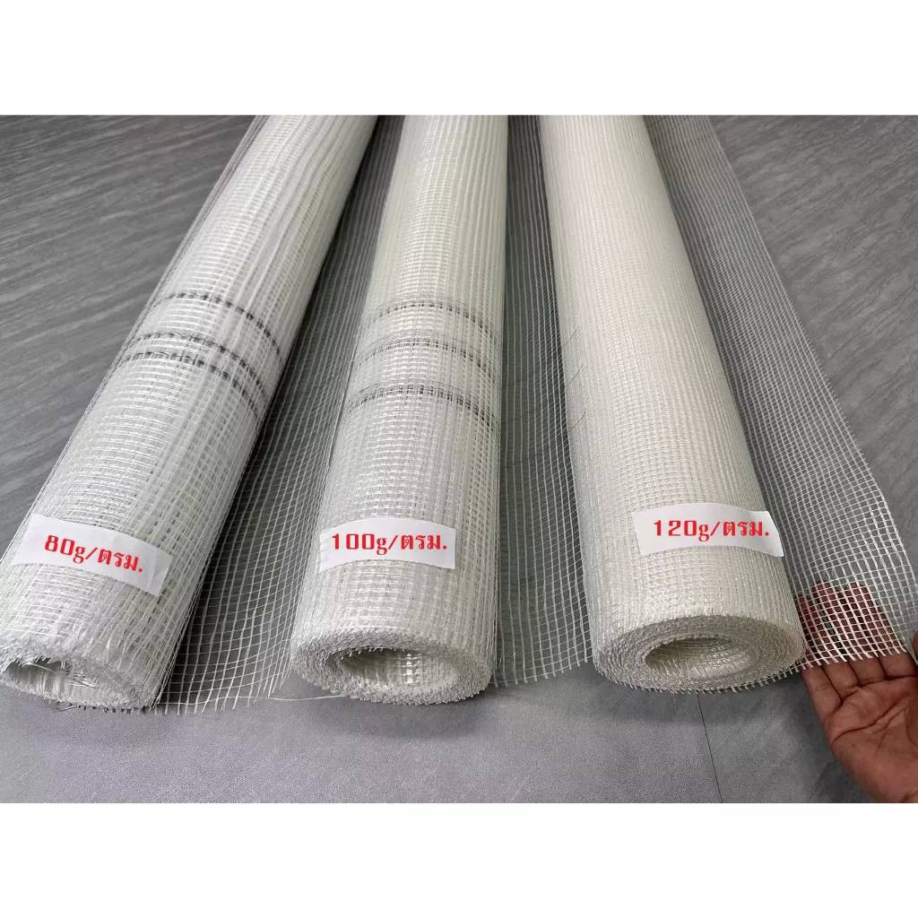 ตาข่าย FIBER MESH ขนาด 1×30เมตร น้ำหนักตารางเมตร 80กรัม / 100กรัม / 120กรัม งานฉาบปูน งานกันซึม งานปูรองผนัง ราคา ถูกที่สุด ดีลบีเคเค แกลเลอรีภาพที่ 5