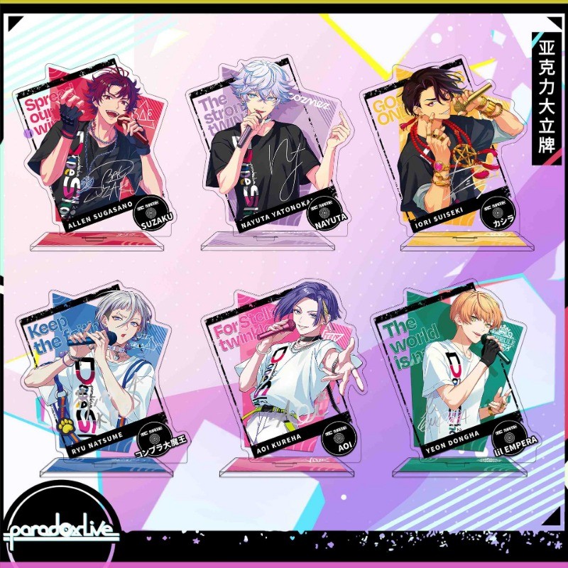 Paradox Live รอบแผ่นอะคริลิค Susaksano Allen Hajun Yeon Anne เครื่องประดับตกแต่ง