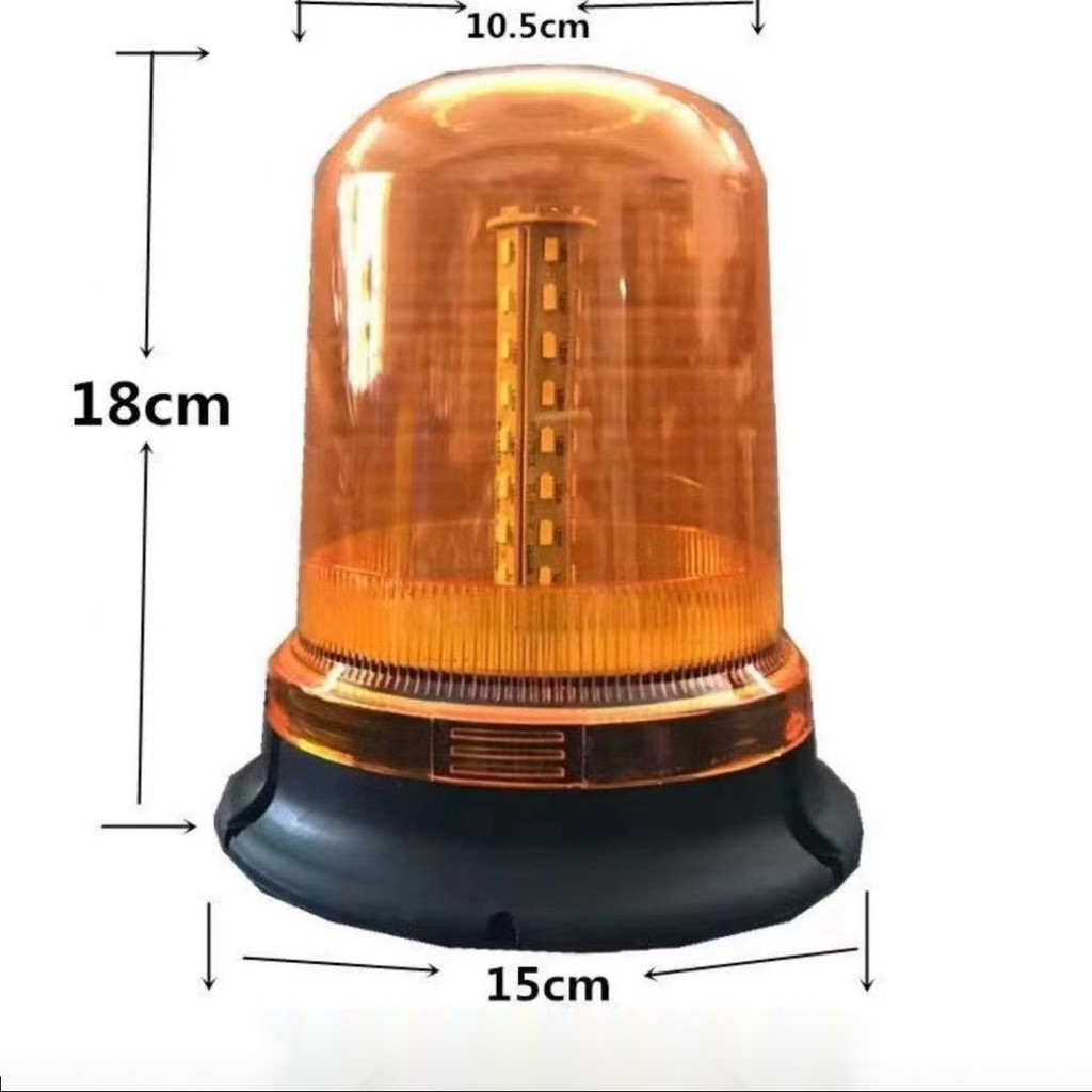ไฟกระพริบทางวิศวกรรม ความสว่างสูง แม่เหล็กแรงสูง 12V 24V ไฟกระพริบหลังคารถแม่เหล็ก LED รถโรงเรียน ไฟ