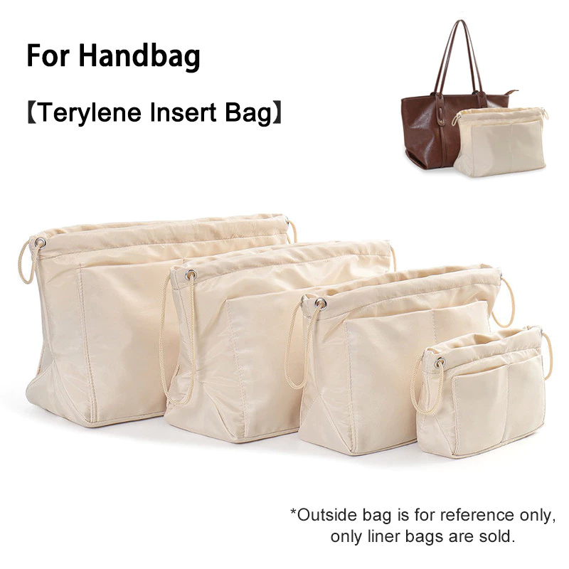 Drawstring Design วัสดุโพลีเอสเตอร์สําหรับ Tote Organizer ที่จะแทรกเบาะชั้นพลังงาน Ultralights ถุงเก็บ