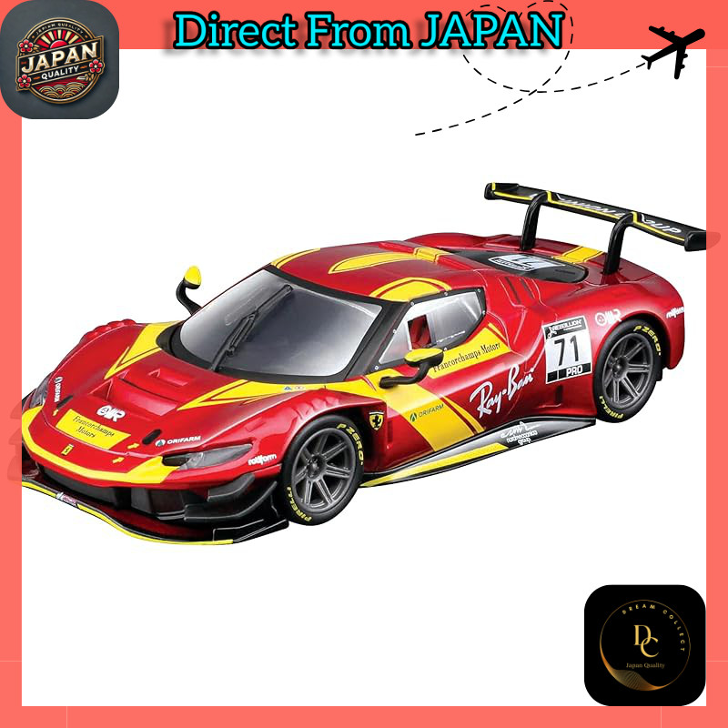 BURAGO 1/43 Ferrari 296 GT3 2023 No.71 Finished Model