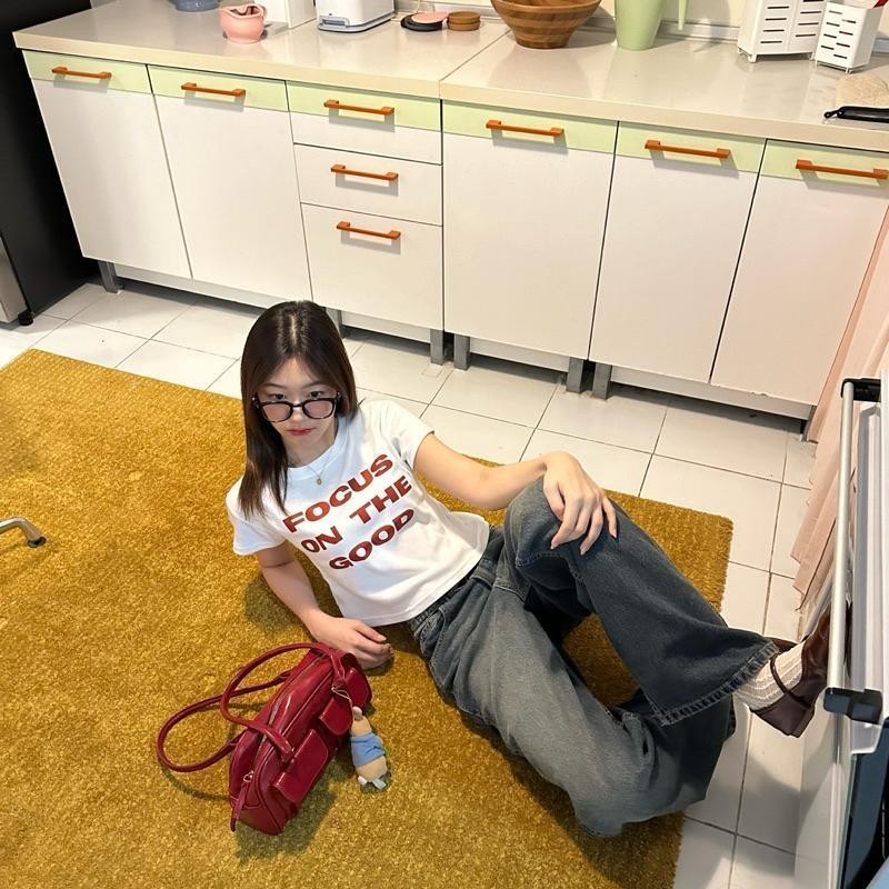 เสื้อยืดครอปเเฟชั่น เข้ากับทุกการแต่งกายแฟชั่นฤดูร้อน Women Clothing ผู้หญิง Tshirt Lady ราคา ถูกที่สุด ดีลบีเคเค แกลเลอรีภาพที่ 7