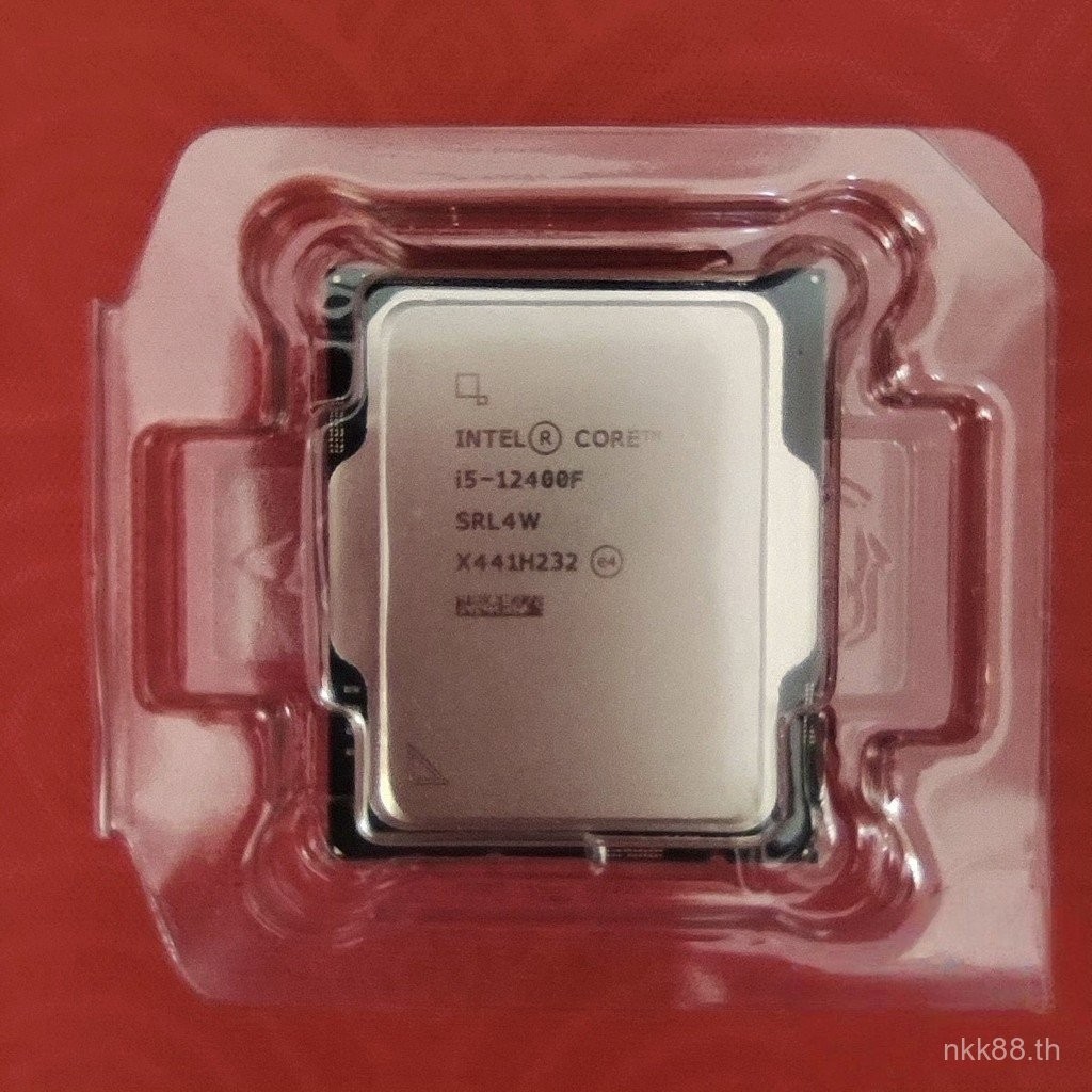 ชิปเซ็ต CPU I5 12400F โปรเซสเซอร์คอมพิวเตอร์ 6 คอร์ 12 เธรด รองรับเมนบอร์ด H610\B660 เหมาะสำหรับ 9AE
