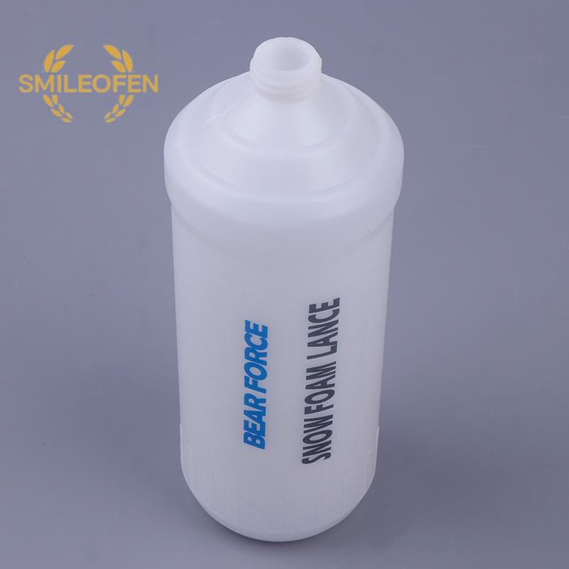 [Smileofen] 1 ชิ้นหิมะโฟม Lance ขวดพลาสติกโฟม Cannon ถังคอนเทนเนอร์ 1 ลิตรโฟมขวด 1 Litre Snow Foam Lance ขวดพลาสติกใหม่
