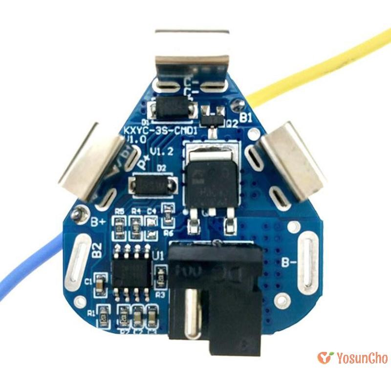 Yosunchoker] 3S 12.6V 40A BMS แผ่นป้องกัน 18650 Equalizer Board สําหรับสว่านไฟฟ้าใหม่