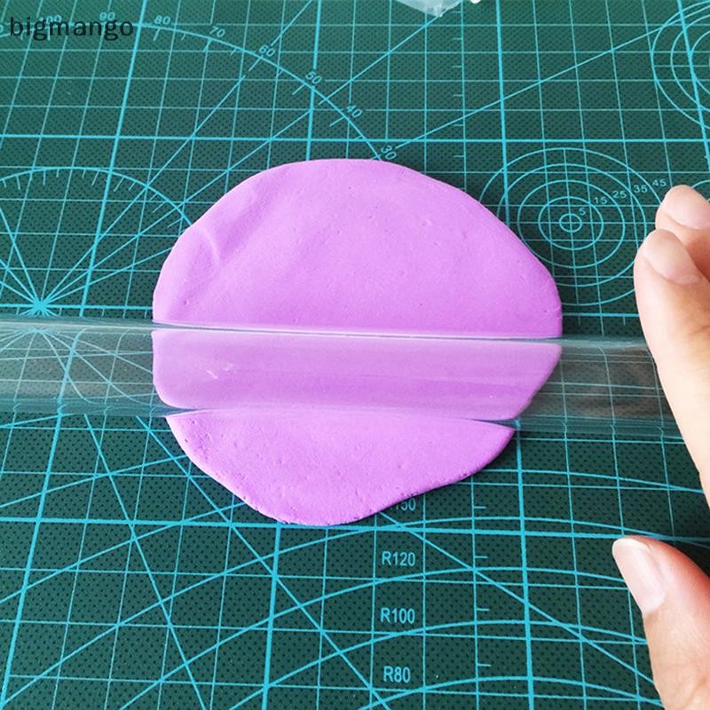 [bigmango] Polymer Clay Crafts ลูกกลิ้งอะคริลิค Hollow Rolling Clay Bar Roll Stick Shaping สต็อกใหม่