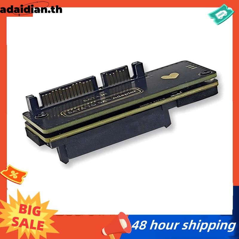 พร้อม SATA ถึง SAS HDD อะแดปเตอร์การ์ด 6Gbps SATA 3.0 22Pin ถึง SAS 29Pin การ์ดขยายสําหรับ SAS 2.5/3