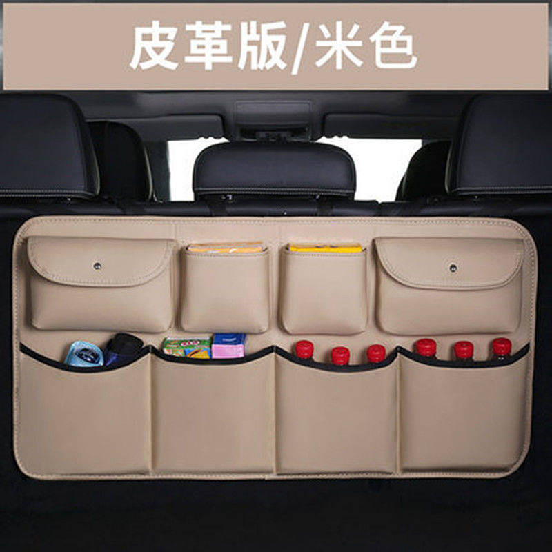 【Ready Stock】 Car Trunk Storage Car Seat Back Storage Hanging Bag Car Multifunction Net Pocket Storage Bag Rear Seat Buggy Bag xL6p