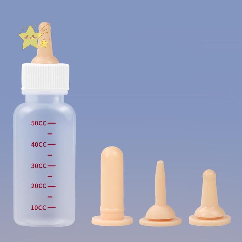 [JBTH] จุกนมให้อาหารสัตว์เลี้ยง Mini Cat จุกให้อาหารซิลิโคนสําหรับลูกแมวแรกเกิดลูกสุนัขสัตว์เล็กจุกน