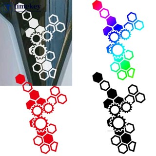 TME สติกเกอร์บังโคลนหน้ารถจักรยานยนต์การปรับเปลี่ยนรังผึ้งเก…