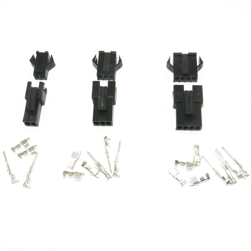 10 ชุด JST SM2.54 Connector Pitch 2.54MM SM หญิงชายสายไฟปลั๊กซ็อกเก็ต SM-2P SM-2R 2/3/4/5/6/7/8/9/10
