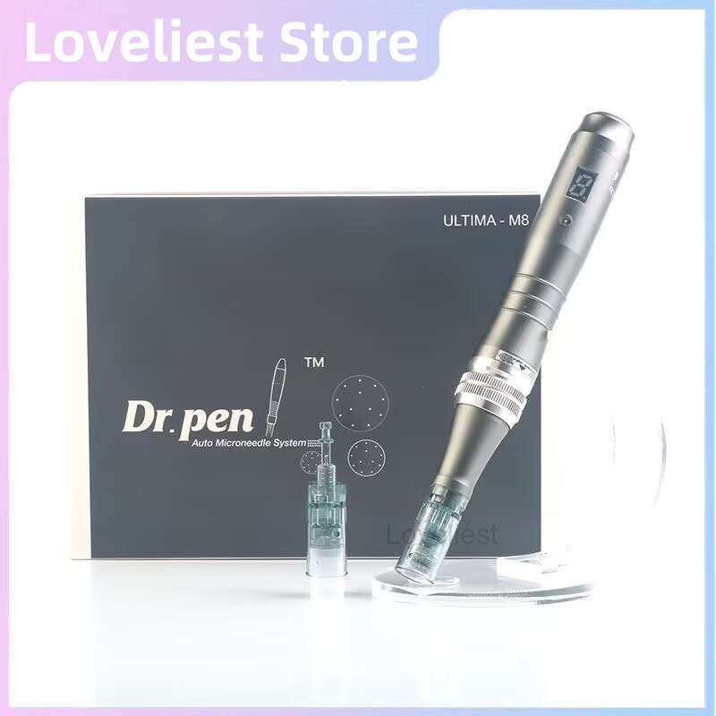 Original Dr Pen M8 ใหม่ Dr Pen Professional ปากกาแบบมีสาย/ไร้สาย Anti-aging BB Glow
