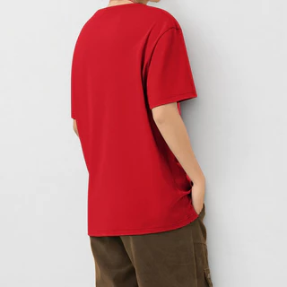 เสื้อยืดคอกลมแขนสั้น ผ้านิ่มมาก ไม่หดไม่ย้วยไม่ต้องรีด unisex สีทึบ Oversize เสื้อยืดคอกลมสีพื้น