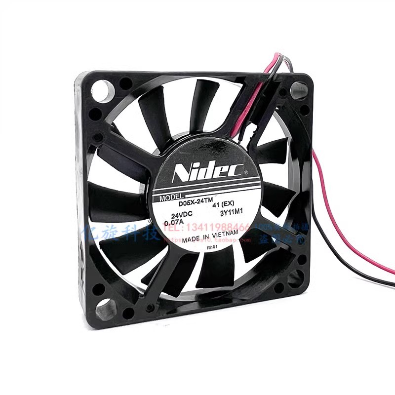 NIDEC D05X-24TM 24V 0.07A เงียบ 5010 5 ซม.อินเวอร์เตอร์ cooler พัดลม 50*50*10 มม.