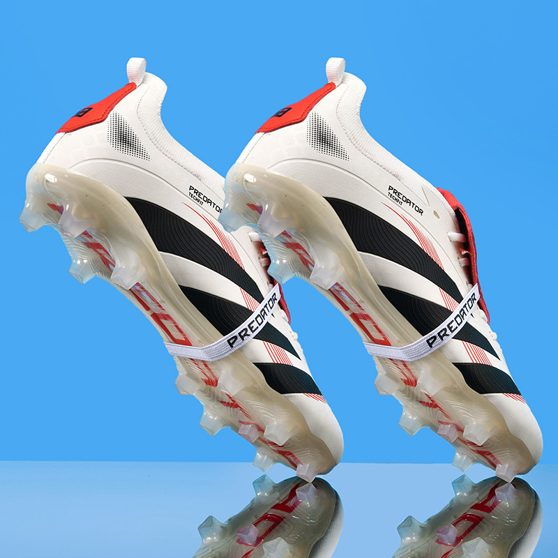 2025 Falcon X24 Flip Big Tongue Long Spike Grass Football Boots Size 35-45 0E6G