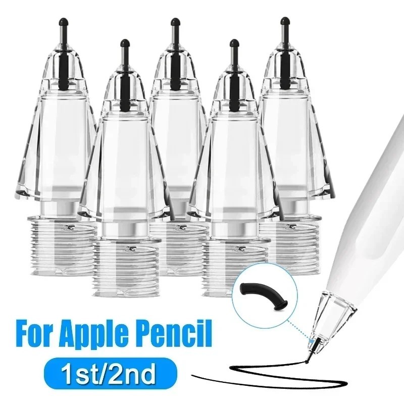 สําหรับ Apple Pencil 1 2 Stylus Nibs - เปลี่ยนปลายสไตลัส - ความไวสูง - เปลี่ยนปลายปากกาสัมผัส - สําหรับ Huawei - Mute - ดินสอแท็บเล็ต Nib - ทนต่อการสึกหรอ - ลดเสียงรบกวน