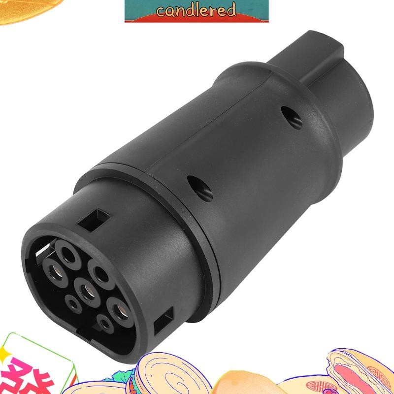 Evse EV อะแดปเตอร์ชาร์จ 32A J1772 Type 1 เป็น Type 2 ปลั๊ก EV สําหรับรถยนต์ไฟฟ้า ราคา ถูกที่สุด ดีลบีเคเค