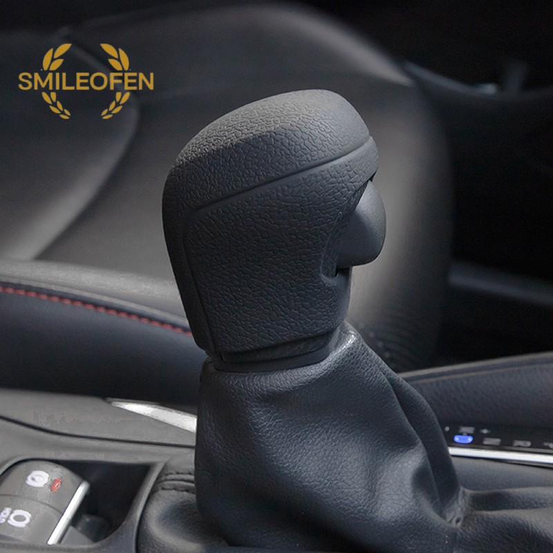 [Smileofen] ปลอกซิลิโคนหุ้มหัวเกียร์รถยนต์ อัตโนมัติ กันลื่น