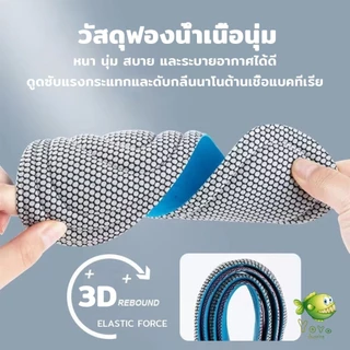 YOYO แผ่นรองเท้าเพื่อสุขภาพ ใส่สบาย ป้องกันการปวดเท้า ขนาด 35-46 insoles