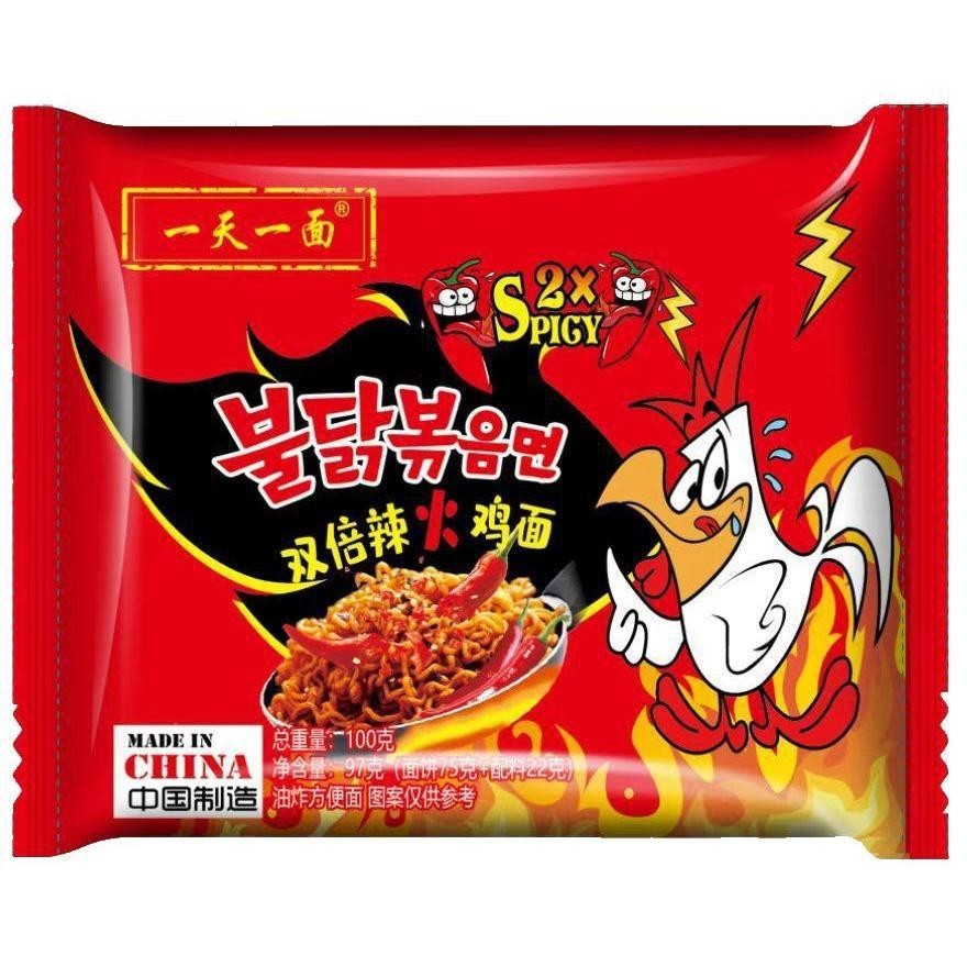 มาม่าเผ็ดรสไก่ซองแดง อร่อยเด็ดเผ็ดคูณสอง อร่อย ต้องลอง พร้อมส่งจากไทย