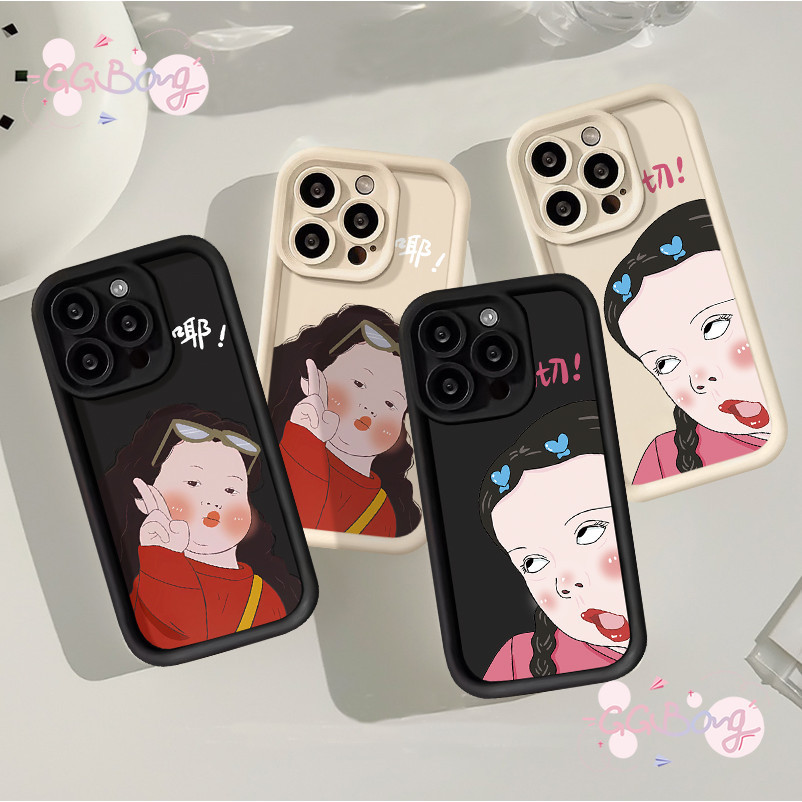 แว่นตากันแดดตลก Fat Meng Girl Case VIVO Y27 Y20 Y36 Y12 Y11 Y21 Y15s Y12 Y16 Y100i Y12i Y27 Y15 Y17s Y22 Y17