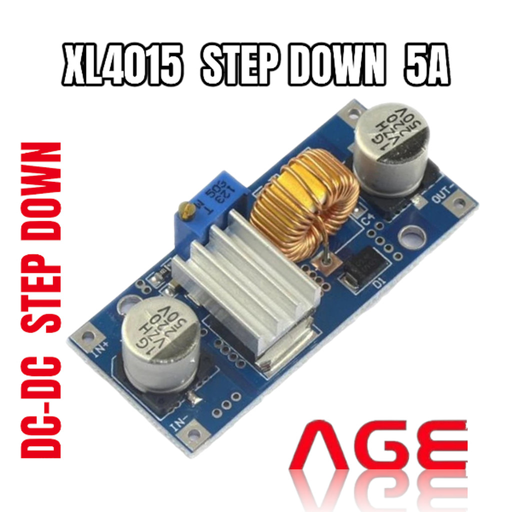 XL4015 DC-DC Step Down 4-38V to 1.25-36V 5A