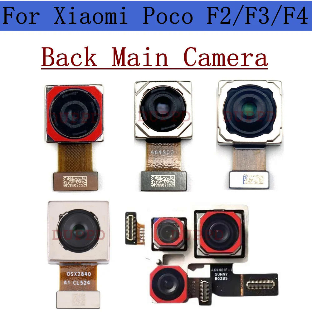 แท้ อะไหล่โมดูลกล้องหลัง สําหรับ Xiaomi Poco F2 Pro F3 F4 GT F3GT F4GT