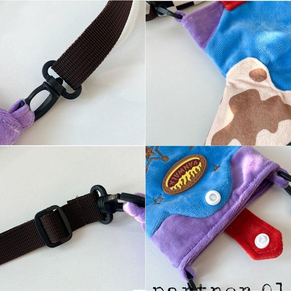 UUMIR กระเป๋าสะพายไหล่กระเป๋าตุ๊กตาผ้ากํามะหยี่ทรงรองเท้ากระเป๋าถือปักคัน - รูปที่ 6