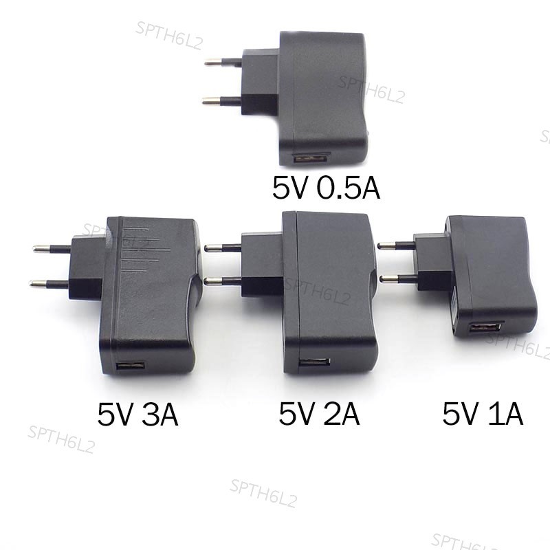 Micro USB Charger 5V 0.5A 1A 2A 3A Wall Charger AC ถึง DC ชาร ์ จอะแดปเตอร ์ จ 100V-240V เอาต ์ พุต TH6L2
