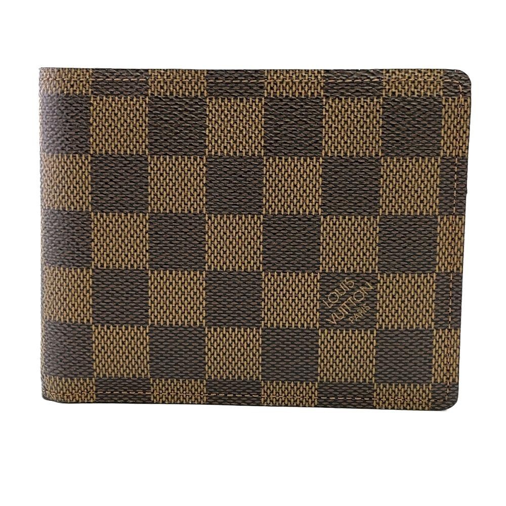 LOUIS VUITTON Portefeuille Florin Bifold Wallet Damier leather N60011 Brown mens Used