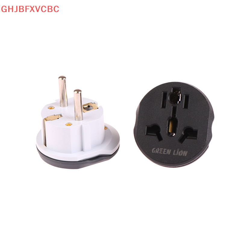 Zhechuiaaa.th NintendoPc Universal Plug Converter AU US UK To EU Travel Adapter Home Plug Adapter 16A 250V Wall Conversion ไฟฟ้าซ็อกเก็ต สมมนเดิม