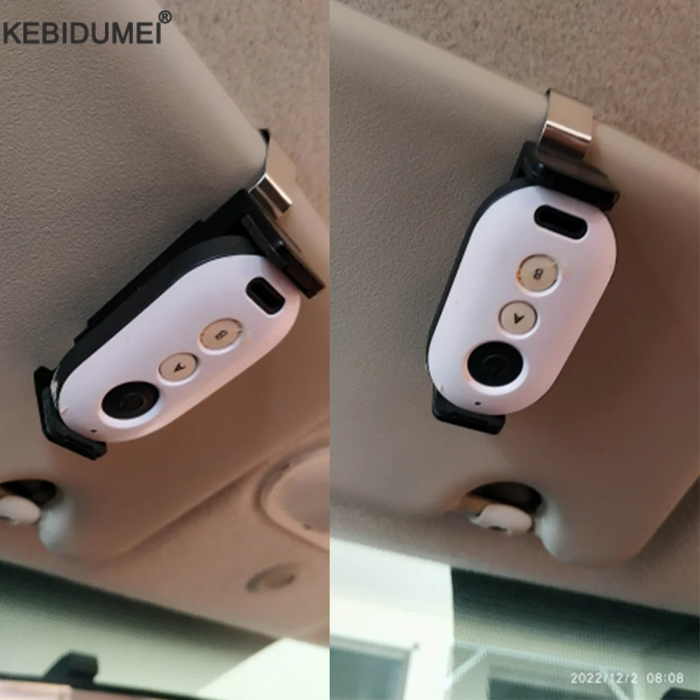 รถ Sun Visor คลิปผู ้ ถือประตูระยะไกล 47-68 มม.สําหรับโรงรถประตูควบคุมรถพวงกุญแจคลิปภายในรถ