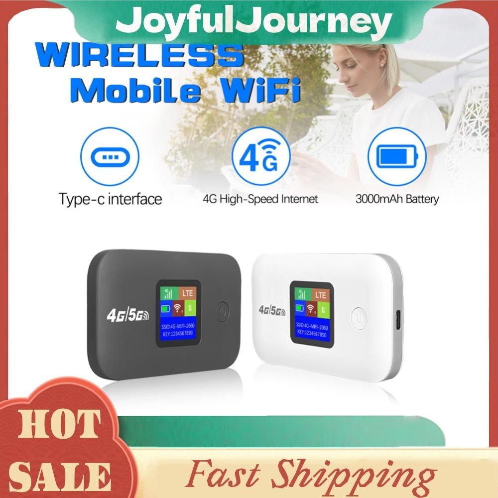 [ Joy ] 4G Lte WiFi Router 150Mbps Mini Mobile Hotspot 3000mAh Mobile Pocket WiFi Router