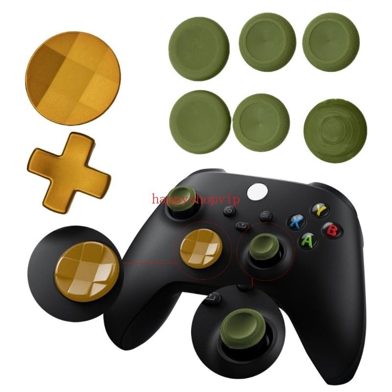Hsv โลหะ D-Pad Trigger Paddles เปลี ่ ยน Thumbstick สําหรับ Xbox One Elite Controller