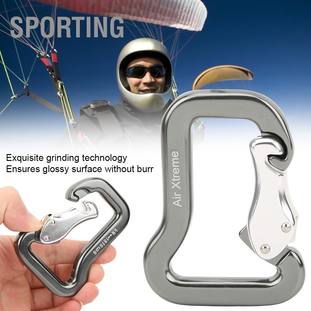 Sporting กลางแจ้งปีนเขาร่มชูชีพ Master Lock Carabiner เฉพาะ Paraglider หลัก Hook อุปกรณ์เสริม