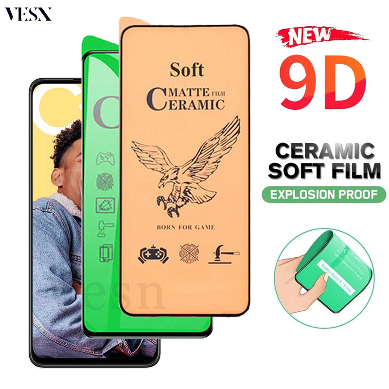 ฟิล์มเซรามิกใส แบบนิ่ม กันรอยหน้าจอ สำหรับ Realme C75 C71 C65 C67 C51 C53 C55 C35 C33 C30s C30 C25 C