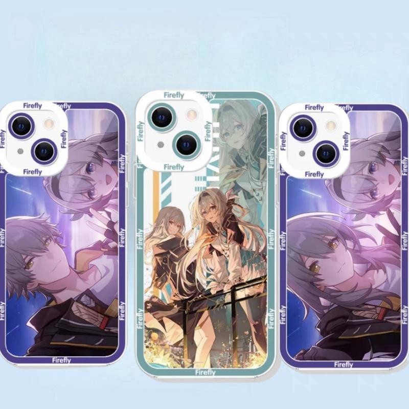 Honkai Star Rail Firefly Trailblazer คู่เคสโทรศัพท์สําหรับ OPPO A3 Pro A78 A58 A79 A98 5G A1K F9 F11